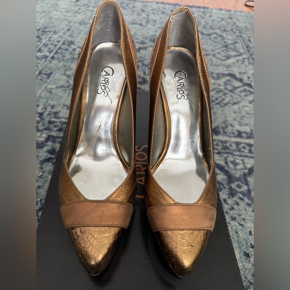 Carlos Santana Women's Bronze Heels